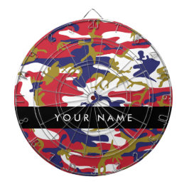 Independence day Camouflage Ditt namn anpassar dit Darttavla
