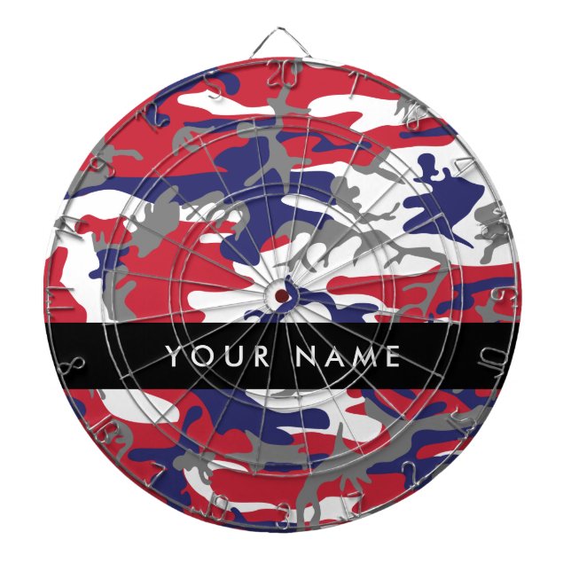 Independence day Camouflage Ditt namn anpassar dit Darttavla (Framsidan)
