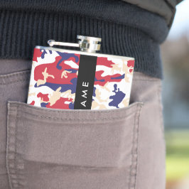 Independence day Camouflage Ditt namn anpassar dit Fickplunta