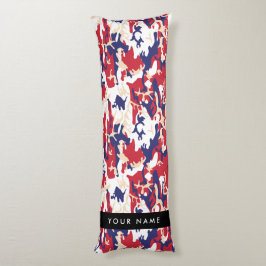 Independence day Camouflage Ditt namn anpassar dit Kroppskudde