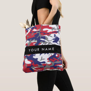 Independence day Camouflage Ditt namn anpassar dit Tygkasse
