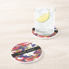 Independence day Camouflage Ditt namn anpassar dit Underlägg