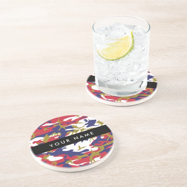 Independence day Camouflage Ditt namn anpassar dit Underlägg (Sidan)