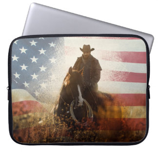 Independence day cowboybild. laptop fodral