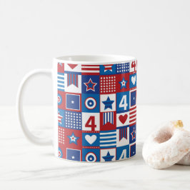 Independence day den 4 juli 2023 Förenade Stater Kaffemugg