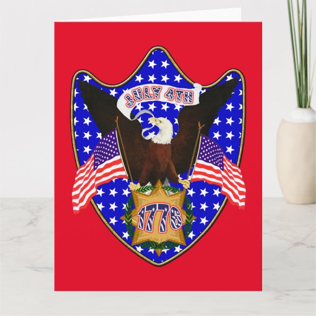 Independence day Eagle Kort (Framsida)