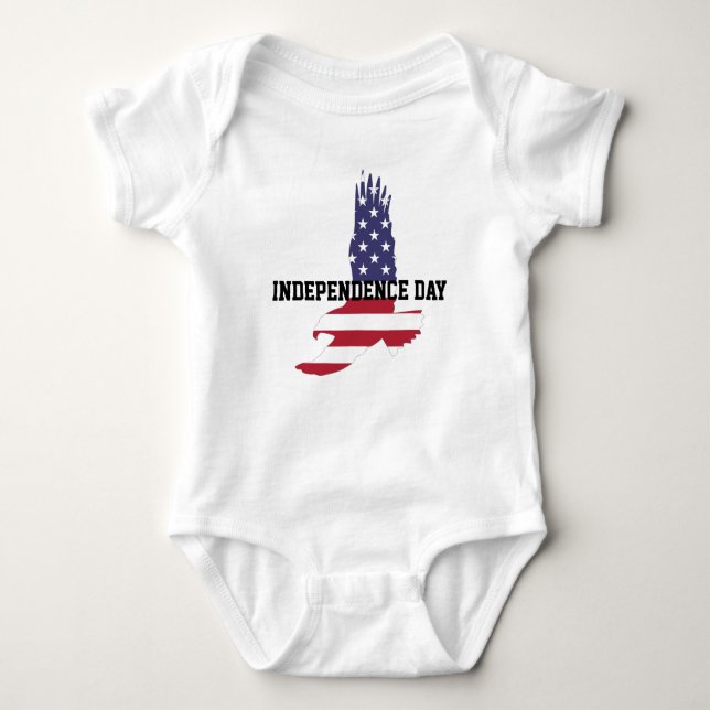 Independence day Eagle T Shirt (Framsida)