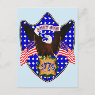 Independence day Eagle Vykort