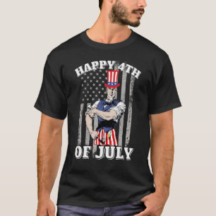 Independence day farbror Sam Griddy Dance 4:e Jul T Shirt