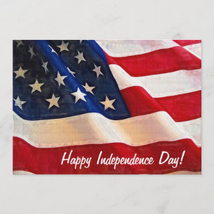 Independence day Firande den 4 juli Inbjudningar