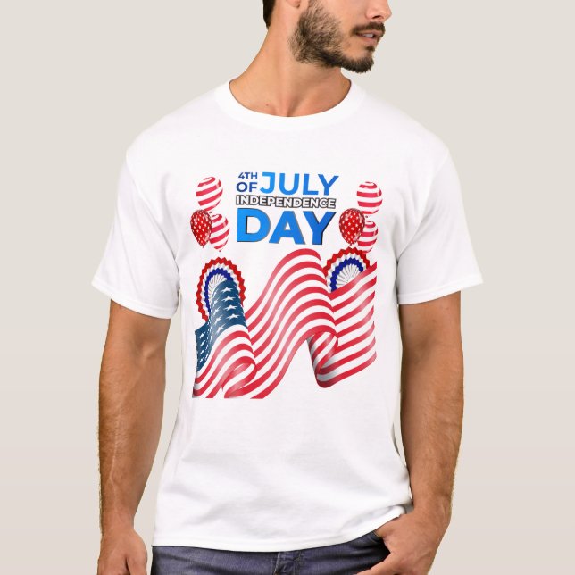 Independence day Firande T-Shirt (Framsida)