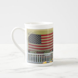 Independence day Flagga - Martha's Vineyard Benporslin Mugg