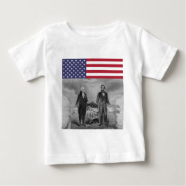 Independence day George Washington Abraham Lincoln T-shirt