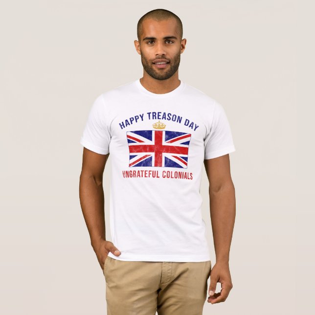 Independence day ger Lycklig Tendance Day Apparatu T Shirt (Hel framsida)