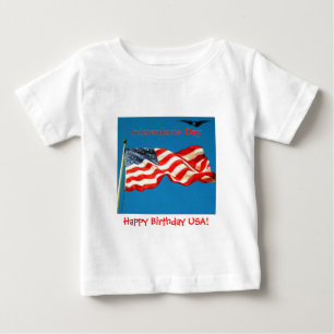 Independence day Grattis på födelsedagen USA Infan T Shirt