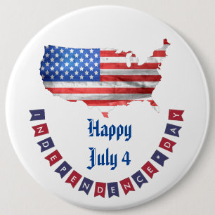 Independence day juli 4 Amerikanska Flagga USA Lan Knapp