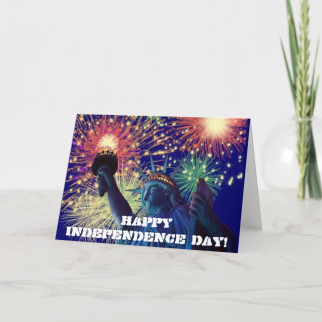 Independence day! kort (Framsida)
