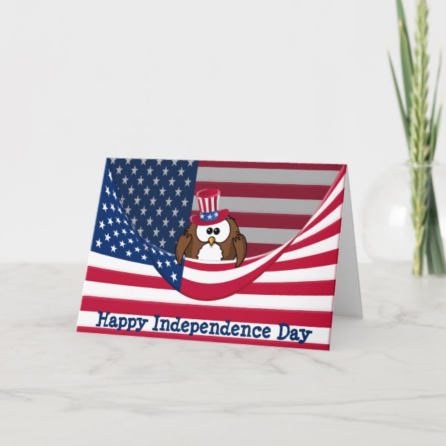 Independence day kort (Framsida)