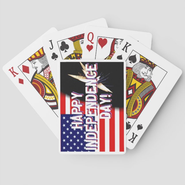 Independence day-kort casinokort (Baksidan)