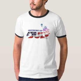 Independence day | Manar Ringer T Shirt