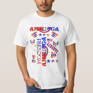 Independence day Mönster T Shirt