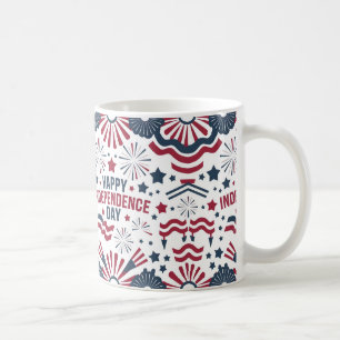 Independence day och juli 4 Gift Idea Kaffemugg