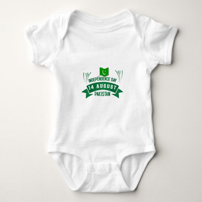 Independence day Pakistan den 14 augusti Pakistan  T Shirt (Framsida)