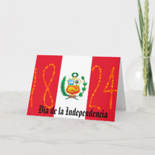 Independence day Peru Kort