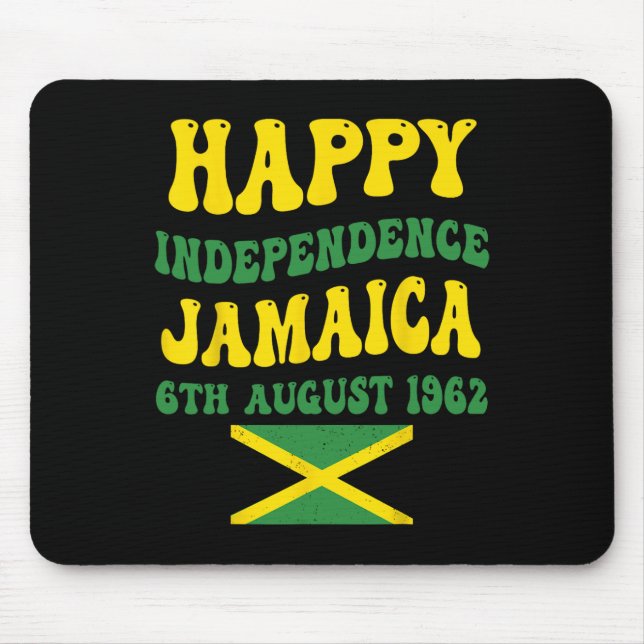 Independence day Proud Jamaican Flagga 6e 19 augus Musmatta (Framsidan)