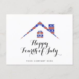Independence day Realty-främjande Vykort
