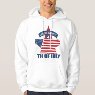Independence day Star Design Hoodie
