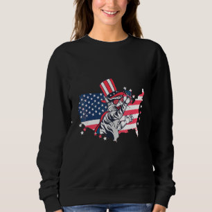 Independence day Stars och stripes British Kort H T Shirt