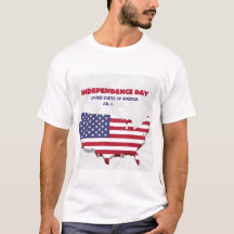 Independence day T-Shirt - Fet, ledigt och Amerika