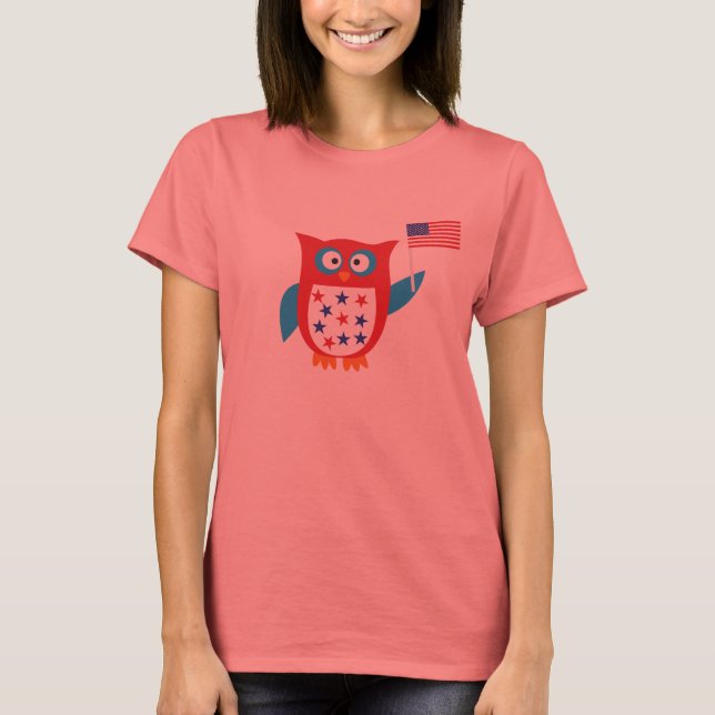 Independence day Uggla Tee Shirt (Framsida)