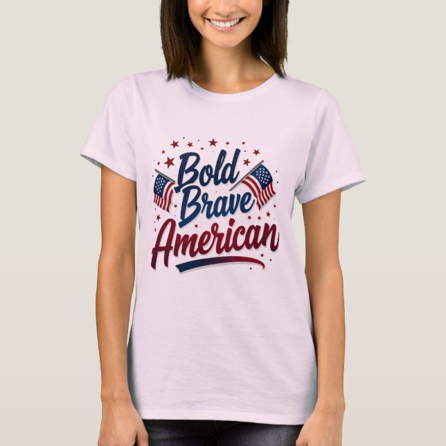 Independence day-utrustning t shirt (Framsida)