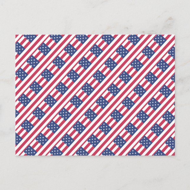 Independence day vykort för lycklig 4 juli (Framsida)