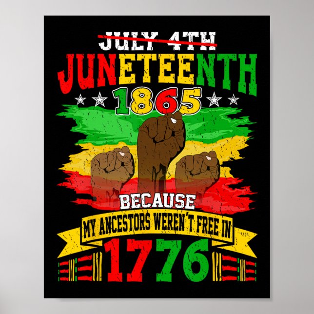 Independence day Women Manar Black History Graphic Poster (Framsidan)