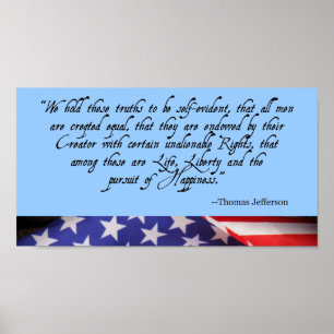 Independence dayamerikanska flagganaffisch poster