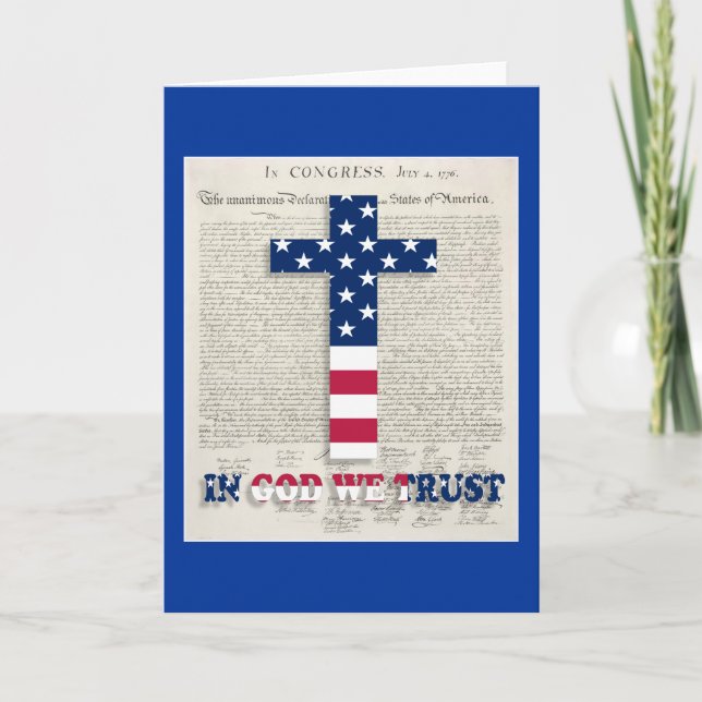 Independence daykort kort (Framsida)