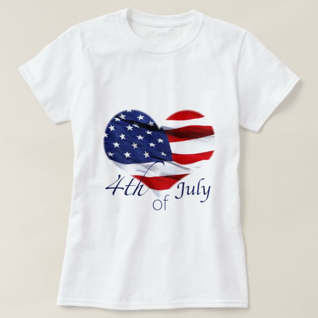 Independence dayTie Tee Shirt (Design framsida)