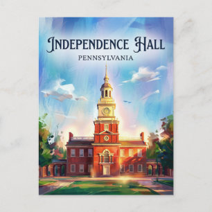 Independence Hall Pennsylvania Vykort