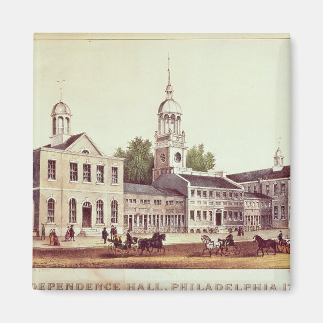 Independence Hall, Philadelphia Magnet (Framsidan)