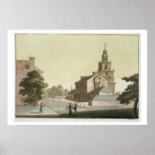Independence Hall, Philadelphia, Pennsylvania, för Poster