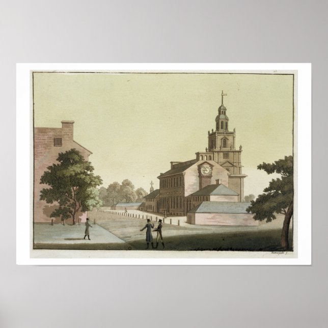 Independence Hall, Philadelphia, Pennsylvania, för Poster (Framsidan)