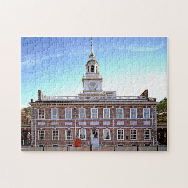 Independence Hall Philadelphia. Pussel (Horisontell)