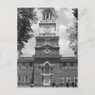 Independence Hall Photograph Philadelphia Vykort