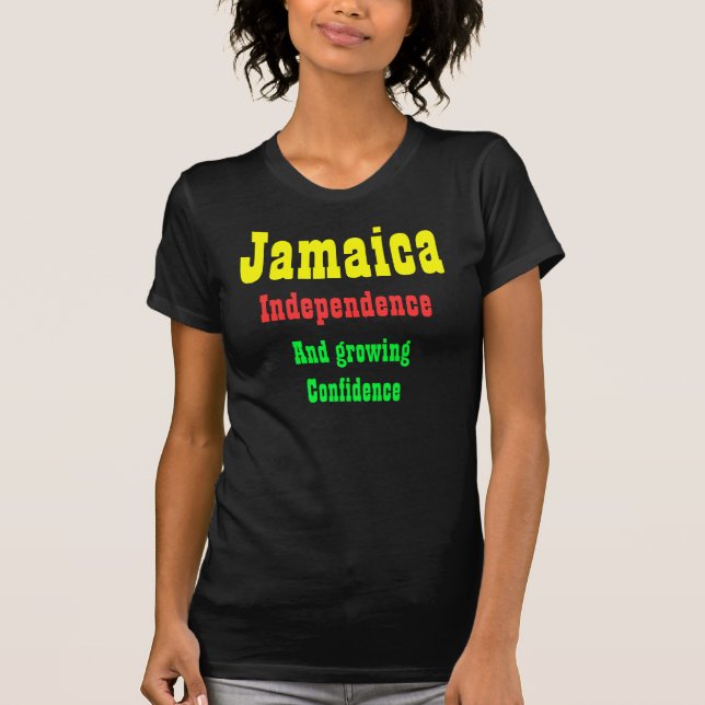 Independence jamaica t-shirts (Framsida)