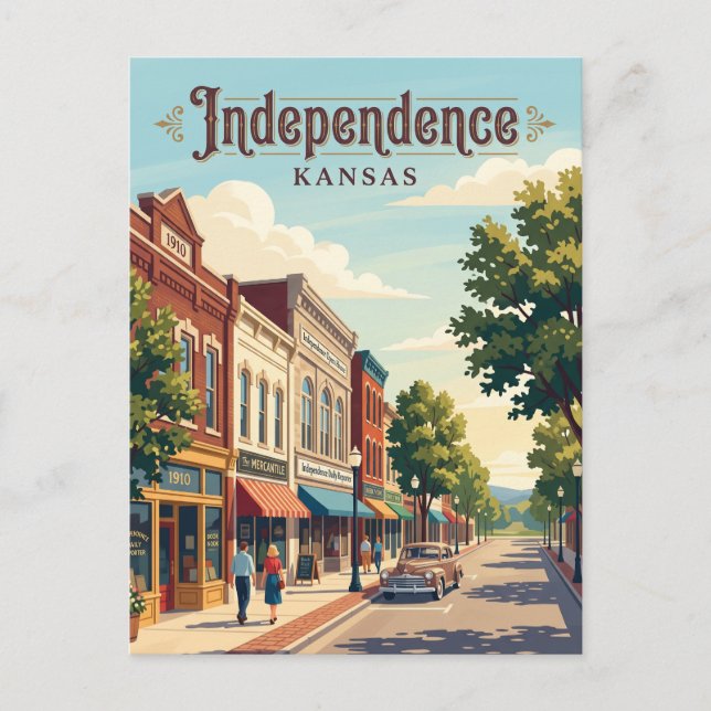 Independence, Kansas Vykort (Framsida)