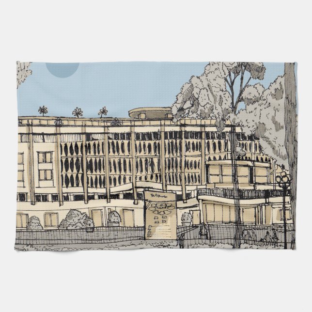 Independence Palace Saigon Vietnam Kökshandduk (Horisontell)