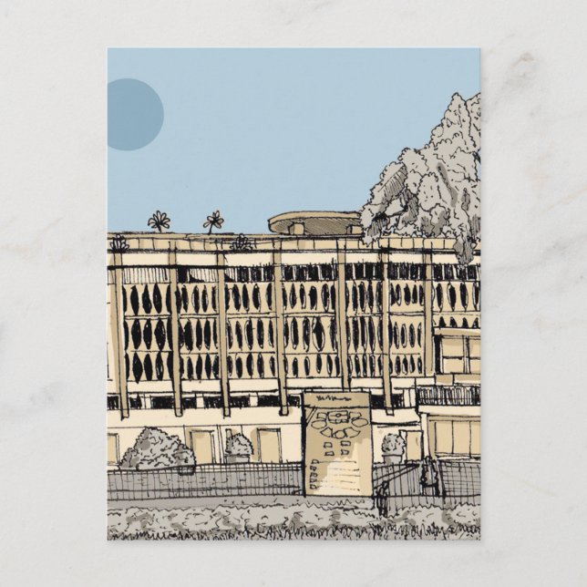 Independence Palace Saigon Vietnam Vykort (Framsida)